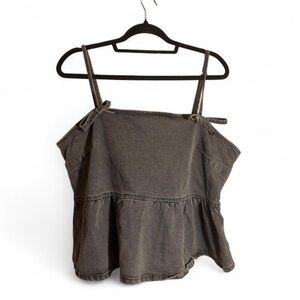 Wild Fable Charcoal Denim Camisole Top